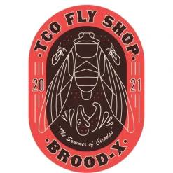Summer of Cicadas Sticker - Your Premium Fishing Gear Store Rods Lines Baits Accessories* Fishing Line