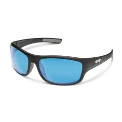 Suncloud Cover Sunglasses Matte Black Polarized Blue Mirror - Your Premium Fishing Gear Store Rods Lines Baits Accessories* Shop All