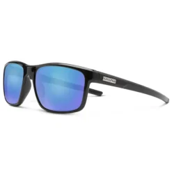 Suncloud Respek Black Polarized Blue Mirror - Your Premium Fishing Gear Store Rods Lines Baits Accessories* Shop All