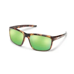 Suncloud Respek Sunglasses Tortoise Polarized Green Mirror - Your Premium Fishing Gear Store Rods Lines Baits Accessories* Shop All