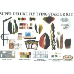 Super Deluxe Fly Tying Kit - Your Premium Fishing Gear Store Rods Lines Baits Accessories* Fly Fishing