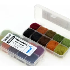 Sybai Fine Alpaca Dubbing Box- Dark - Your Premium Fishing Gear Store Rods Lines Baits Accessories* Shop All
