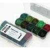 Sybai Fine Flash Nymph Dubbing Box- Dark - Your Premium Fishing Gear Store Rods Lines Baits Accessories* Shop All