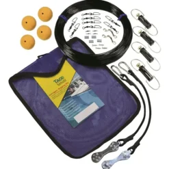 Taco Premium Double Rigging Kit - Dacron, Black - Your Premium Fishing Gear Store Rods Lines Baits Accessories* Shop All