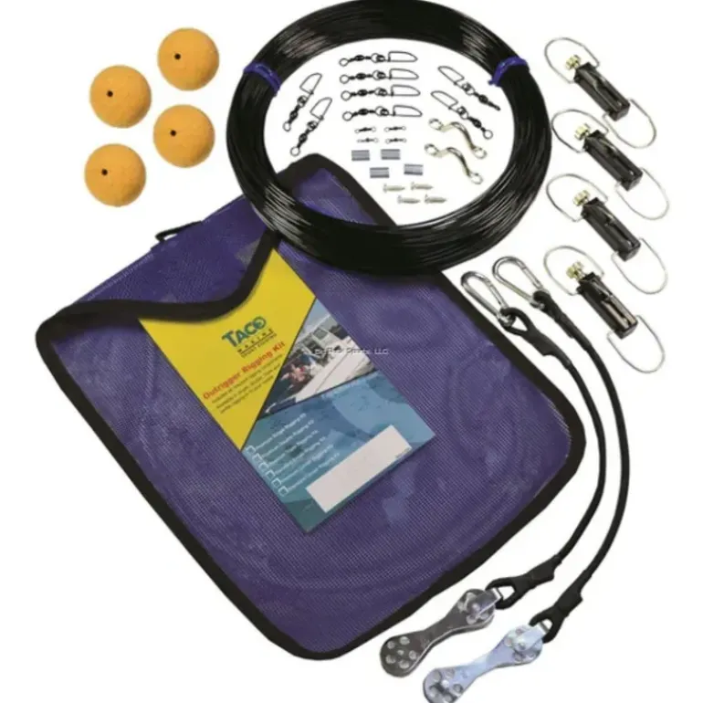 Taco Premium Double Rigging Kit - Dacron, Black - Your Premium Fishing Gear Store Rods Lines Baits Accessories* Shop All