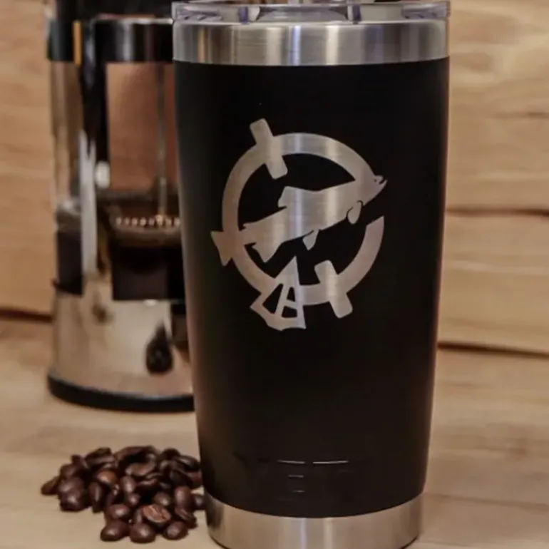 TCO EuroOptic Branded Yeti 20oz Tumbler with Magslider Lid - Your Premium Fishing Gear Store Rods Lines Baits Accessories* Shop All