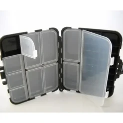 TCO Fly Box - Black compartment box w/ lanyard - Your Premium Fishing Gear Store Rods Lines Baits Accessories* Fly Fishing