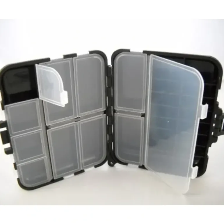 TCO Fly Box - Black compartment box w/ lanyard - Your Premium Fishing Gear Store Rods Lines Baits Accessories* Fly Fishing