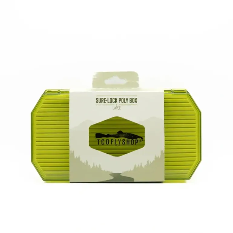 TCO Fly Box - Green Tinted Poly Streamer box - Your Premium Fishing Gear Store Rods Lines Baits Accessories* Fly Fishing