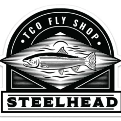TCO Fly Shop's Steelhead Sticker - Your Premium Fishing Gear Store Rods Lines Baits Accessories^ Hot