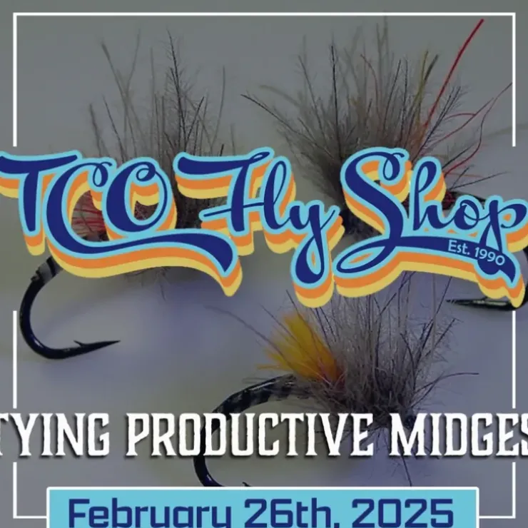 TCO Fly Tying Class: Tying Productive Midges with Connor McCoy - Your Premium Fishing Gear Store Rods Lines Baits Accessories^ Shop