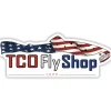 TCO Sticker - Wave That Flag Patriot Trout - Your Premium Fishing Gear Store Rods Lines Baits Accessories^ New