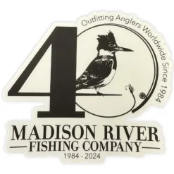 40th Anniversary Sticker - Your Premium Fishing Gear Store Rods Lines Baits Accessories^ Discount