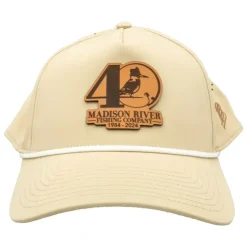 40th Logo 5 Panel Performance Hat Desert w/White Rope - Your Premium Fishing Gear Store Rods Lines Baits Accessories^ Shop