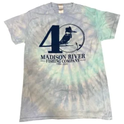 40th Logo Tie Dye S/S T-Shirt - Your Premium Fishing Gear Store Rods Lines Baits Accessories^ Cheap