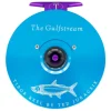 Tibor Gulfstream Reel Custom Aqua Frame, Jet Black Spool and Drag Knob, Violet Reel Foot and Stop Nut, Tarpon Engraving - Your Premium Fishing Gear Store Rods Lines Baits Accessories^ Hot