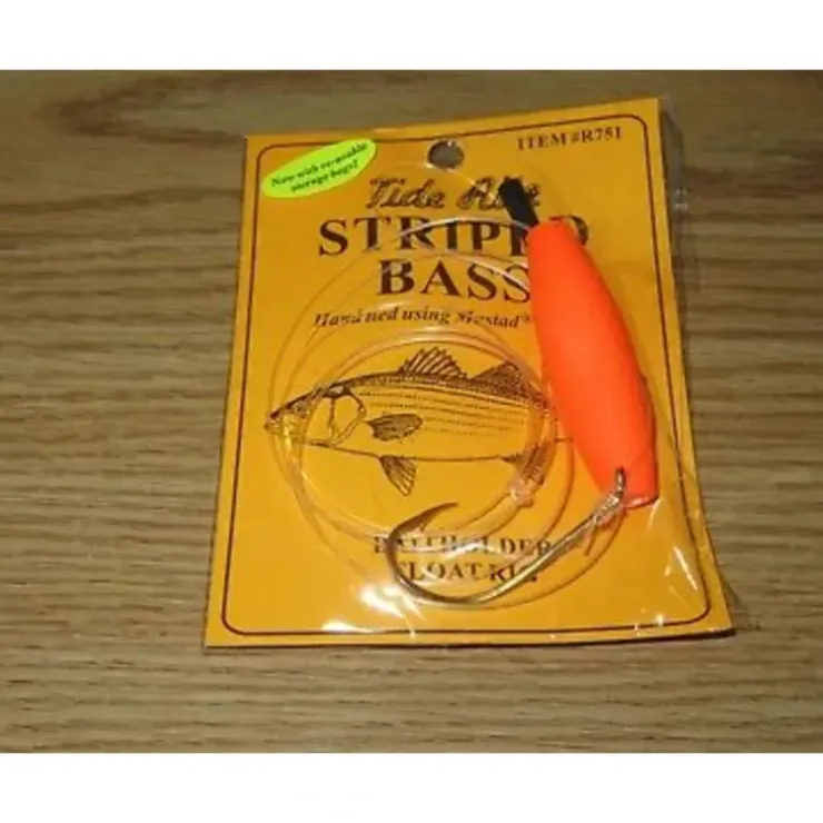 Tide Rite Hand Tied Baitholder Hook Float Striped Bass Rig, Gold (R751) - Your Premium Fishing Gear Store Rods Lines Baits Accessories^ Online