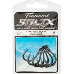 Tsunami SaltX Live Bait Hook - Your Premium Fishing Gear Store Rods Lines Baits Accessories^ Best