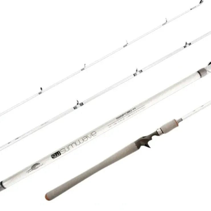 Tsunami Slim Wave White Jigging Conventional Rod - Your Premium Fishing Gear Store Rods Lines Baits Accessories^ Cheap