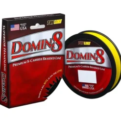 Tuf-Line DOMIN8 Braided Fishing Line 8-Carrier - Your Premium Fishing Gear Store Rods Lines Baits Accessories^ Outlet
