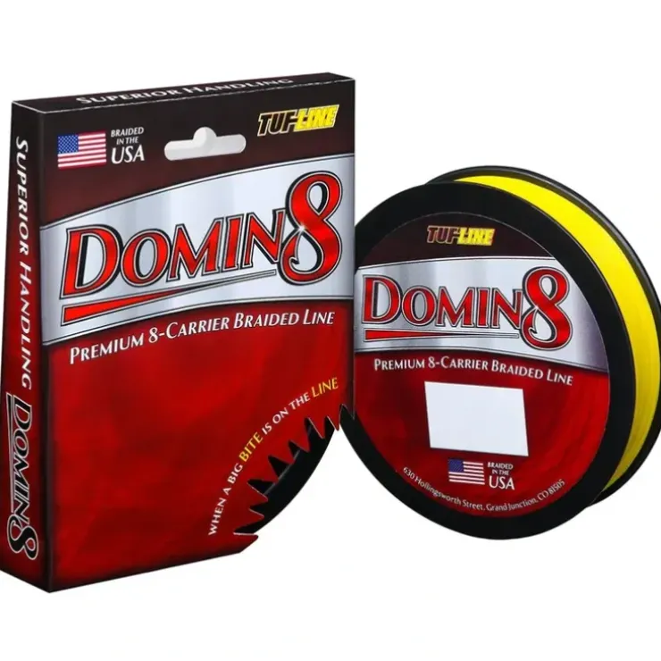 Tuf-Line DOMIN8 Braided Fishing Line 8-Carrier - Your Premium Fishing Gear Store Rods Lines Baits Accessories^ Outlet