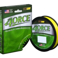 Tuf-Line 4ORCE Braided Line 4-Carrier, 50lb, 300yd - Your Premium Fishing Gear Store Rods Lines Baits Accessories^ Online