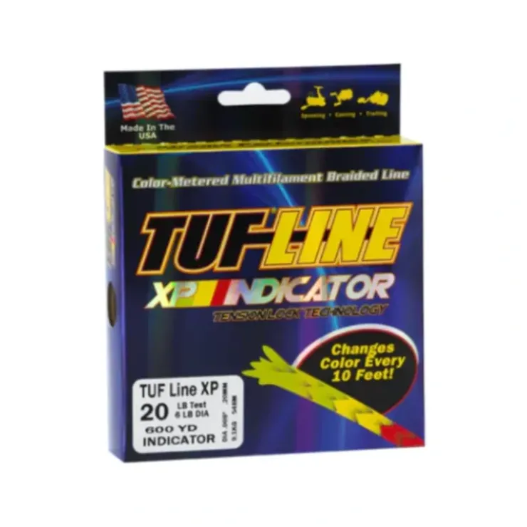 Tuf-Line XP Indicator Braided Line - Your Premium Fishing Gear Store Rods Lines Baits Accessories^ New