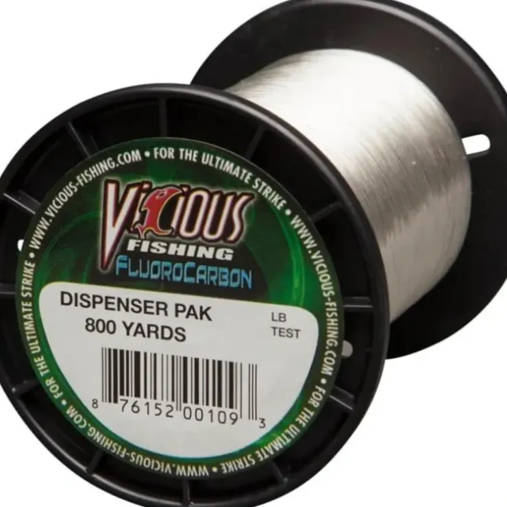 Vicious Fluorocarbon Line 20lb 800yd Clear - Your Premium Fishing Gear Store Rods Lines Baits Accessories^ Online
