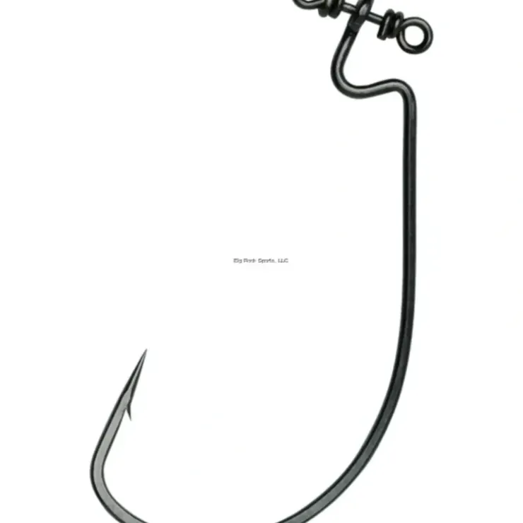 VMC Spinshot Hook, Wide Gap, Offset, Black, Size 2/0 - Your Premium Fishing Gear Store Rods Lines Baits Accessories^ Best