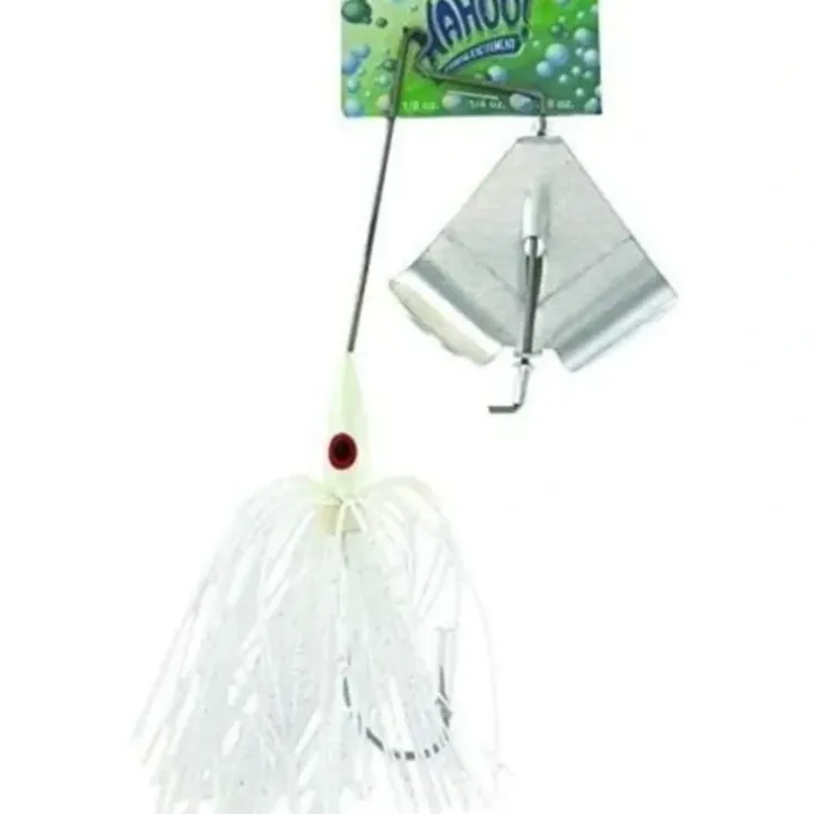 Wahoo Buzz Bait, 1/4 oz, 4/0 Hook, White 6 PACK LOT - Your Premium Fishing Gear Store Rods Lines Baits Accessories^ Outlet