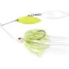 War Eagle Double Willow Painted Head Spinnerbait- 3/8oz- White Chartreuse - Your Premium Fishing Gear Store Rods Lines Baits Accessories^ Flash Sale
