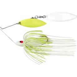 War Eagle Screamin Eagle Painted Head Double Willow Spinnerbait- 1/2oz- White Chartreuse - Your Premium Fishing Gear Store Rods Lines Baits Accessories^ Best Sale