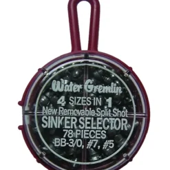 Water Gremlin Small Split Shot Selector, 78pk - Your Premium Fishing Gear Store Rods Lines Baits Accessories^ Shop