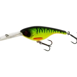 Westin BabyBite DR Deep Running Crankbait, Floating Firetiger 2 1/2" 7/16 oz - Your Premium Fishing Gear Store Rods Lines Baits Accessories^ New