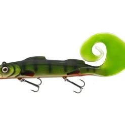 Westin MonsterTeez Curl Tail Swimbait, 9-7/8", 7-3/16oz, Sinking Wow Perch - Your Premium Fishing Gear Store Rods Lines Baits Accessories^ Online