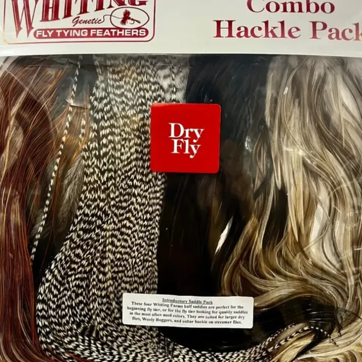 Whiting Introductory Hackle Pack - Four 1/2 Saddles - Your Premium Fishing Gear Store Rods Lines Baits Accessories^ Sale