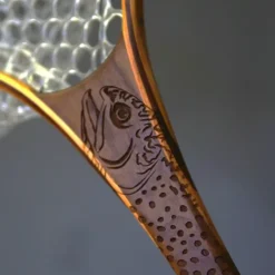 XL 18"x14" - Brook Trout Engraved - Natural Fly Fishing Traditional Landing Net - Your Premium Fishing Gear Store Rods Lines Baits Accessories^ Best