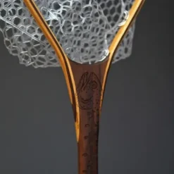 XL 18"x14" - Rainbow Trout Engraved - Natural Fly Fishing Traditional Landing Net - Your Premium Fishing Gear Store Rods Lines Baits Accessories^ Outlet