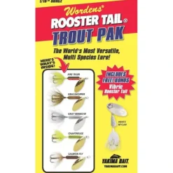 Yakima Bait Original Rooster Tail Spinner Box Kit, 1/4oz - Your Premium Fishing Gear Store Rods Lines Baits Accessories^ Sale