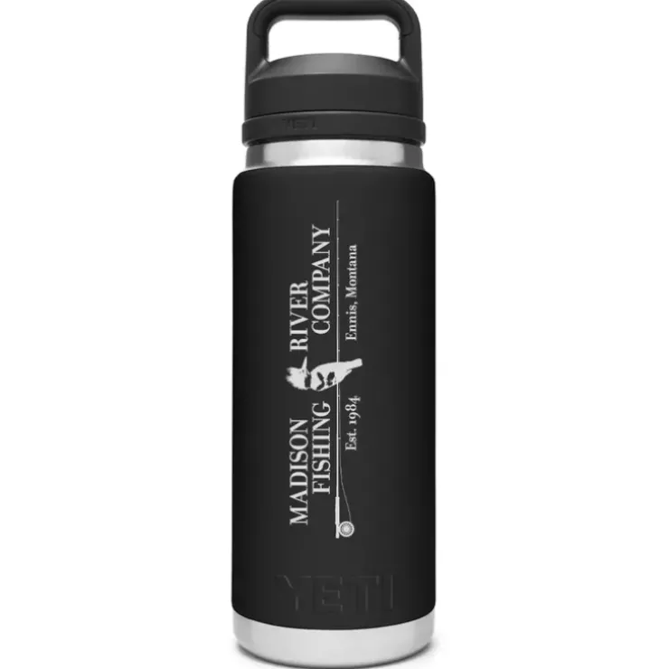 YETI Rambler 26oz. Bottle Chug Logo Black - Your Premium Fishing Gear Store Rods Lines Baits Accessories^ Online