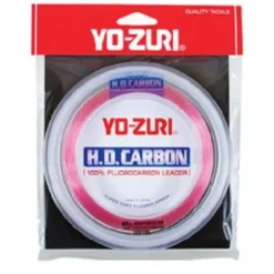 Yo-Zuri HD Carbon 100% Fluorocarbon Leader (15-200lb, 100yd, Disappearing Pink) - Your Premium Fishing Gear Store Rods Lines Baits Accessories^ Shop