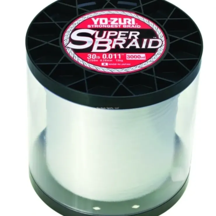 Yo-Zuri SuperBraid Braided Line, 3000yd, White - Your Premium Fishing Gear Store Rods Lines Baits Accessories^ Online