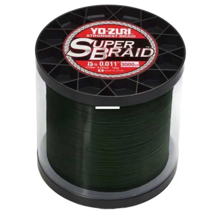 Yo-Zuri SuperBraid Braided Line, 3000yd, Dark Green - Your Premium Fishing Gear Store Rods Lines Baits Accessories^ Sale