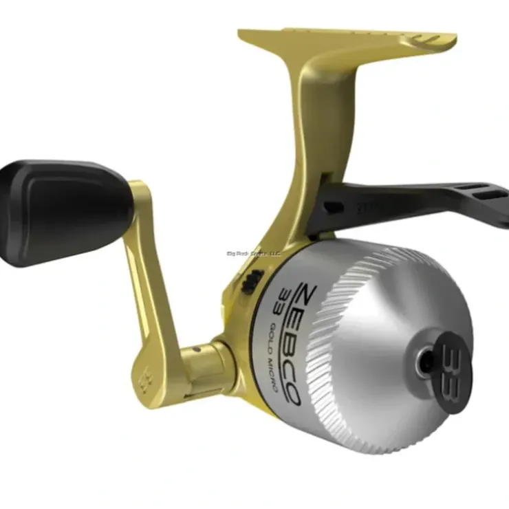 Zebco 33MTNGOLD.BX6 33 Micro Gold Triggerspin Reel 4lb - Your Premium Fishing Gear Store Rods Lines Baits Accessories^ Outlet